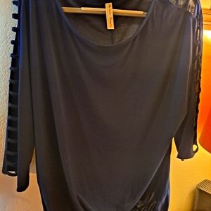 Perception concept ✨️ Navy Blue Blouse